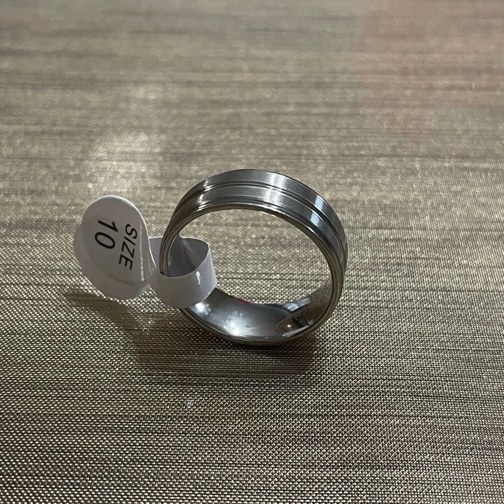 Stainless steel men ring